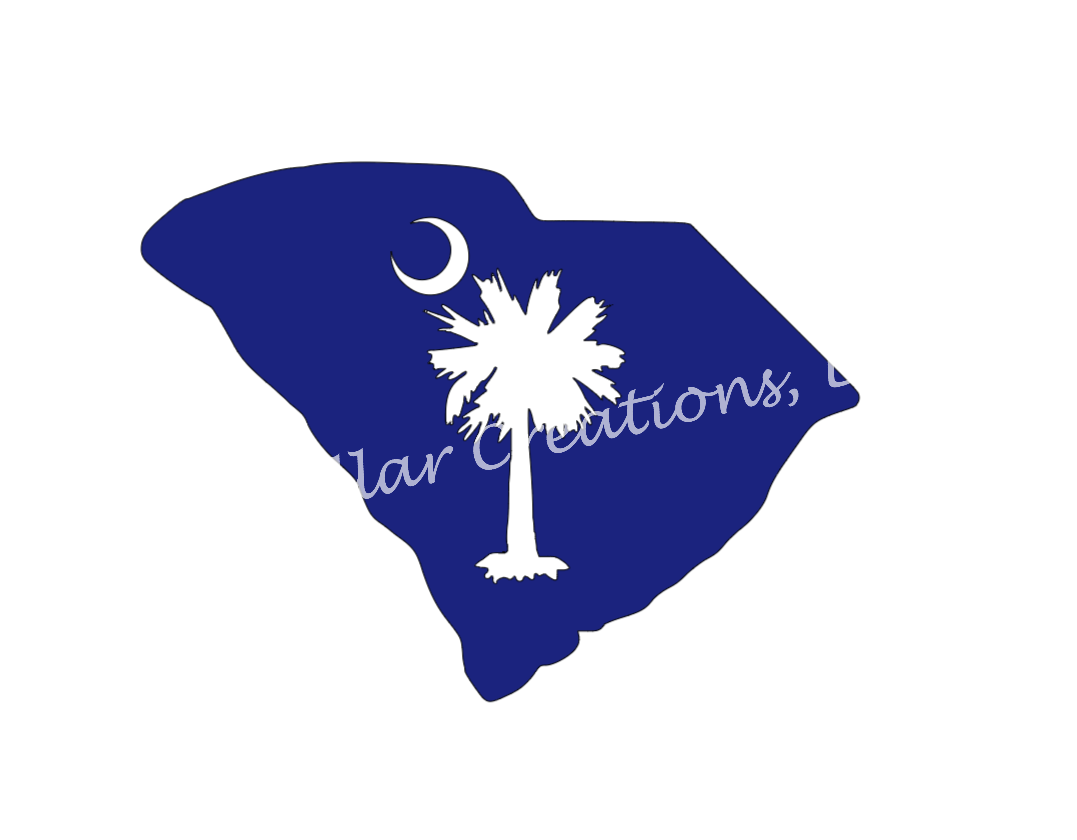 South Carolina Palmetto Decal | Collar Creations, LLC